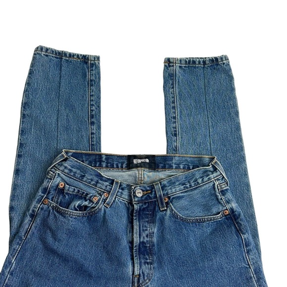 REFORMATION x LEVI's 501 Remade High Rise Button Fly Jeans Size 29 - Picture 4 of 11